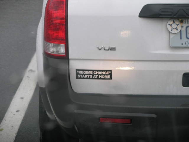 Anchor Rising: The Sweet Irony of Bumper Stickers