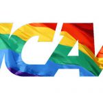The NCAA logo as a pride flag