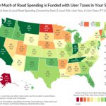 Tax Foundation infrastructure user fees map