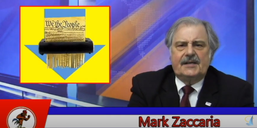 Mark Zaccaria and shredded Constitution