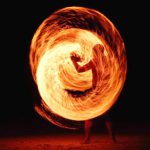 Firedancer in a ring of fire