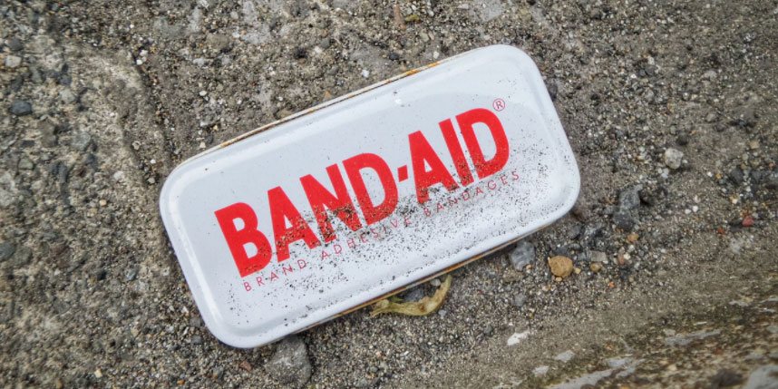 A Band-Aid lid
