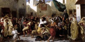 Eugene Delacroix Fanatics of Tangiers