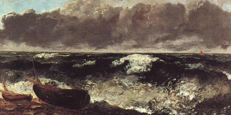 Gustave Courbet's The Stormy Sea (The Wave)