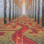 Autumn Labyrinth by Jacek Yerka