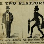 Racist Democrat Party poster from the Civil War era