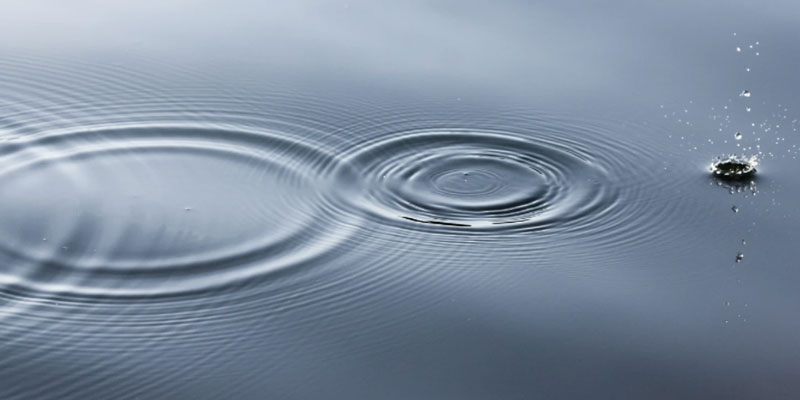 A series of ripples