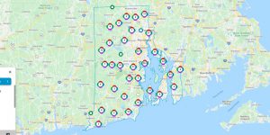 National Grid outage map for RI