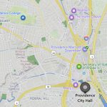 Map of Providence from City Hall to PC