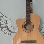 A guitar with wings