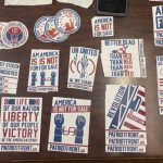 Assorted Patriot Front stickers