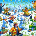 Government insiders play in a snowfall of cash
