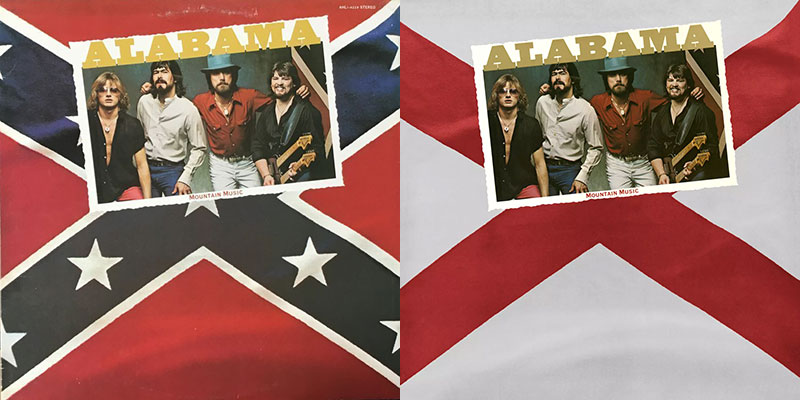 Comparison of the two covers of Mountain Music by Alabama