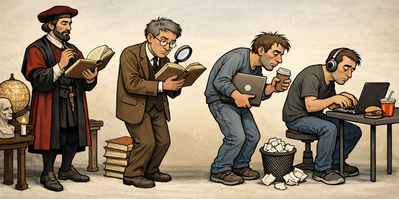 The devolution of academics