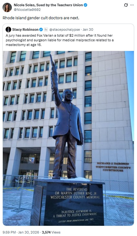 Nicoletta0602: Rhode Island gender cult doctors are next.